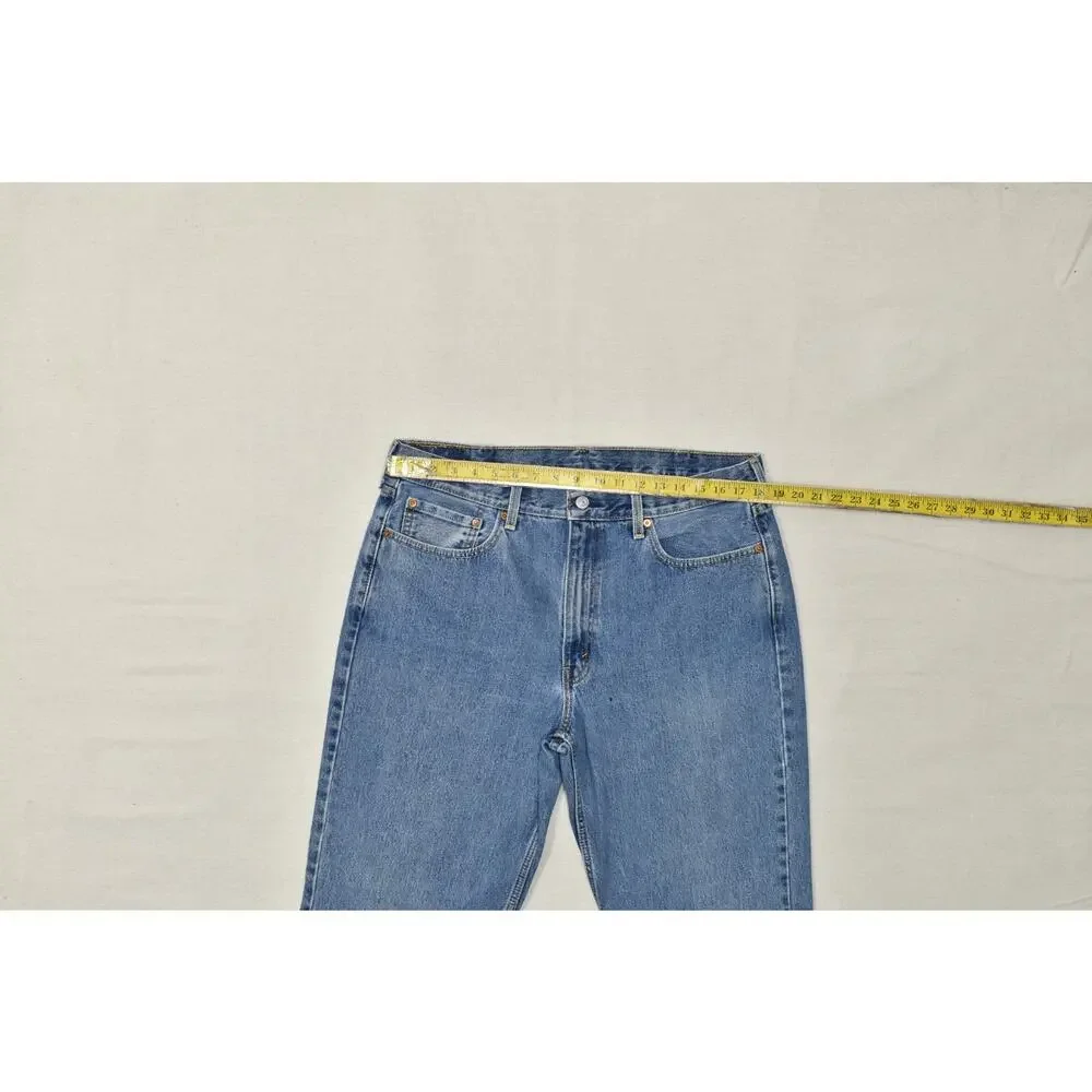 Levi's 550 Relaxed Fit Men's Jeans Blue 38x36 Medium Wash Denim Retro Style